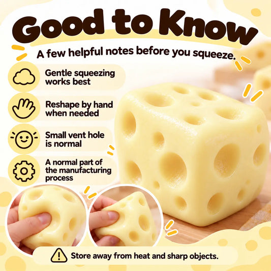Cheese Squish – The Ultimate Squeeze Toy